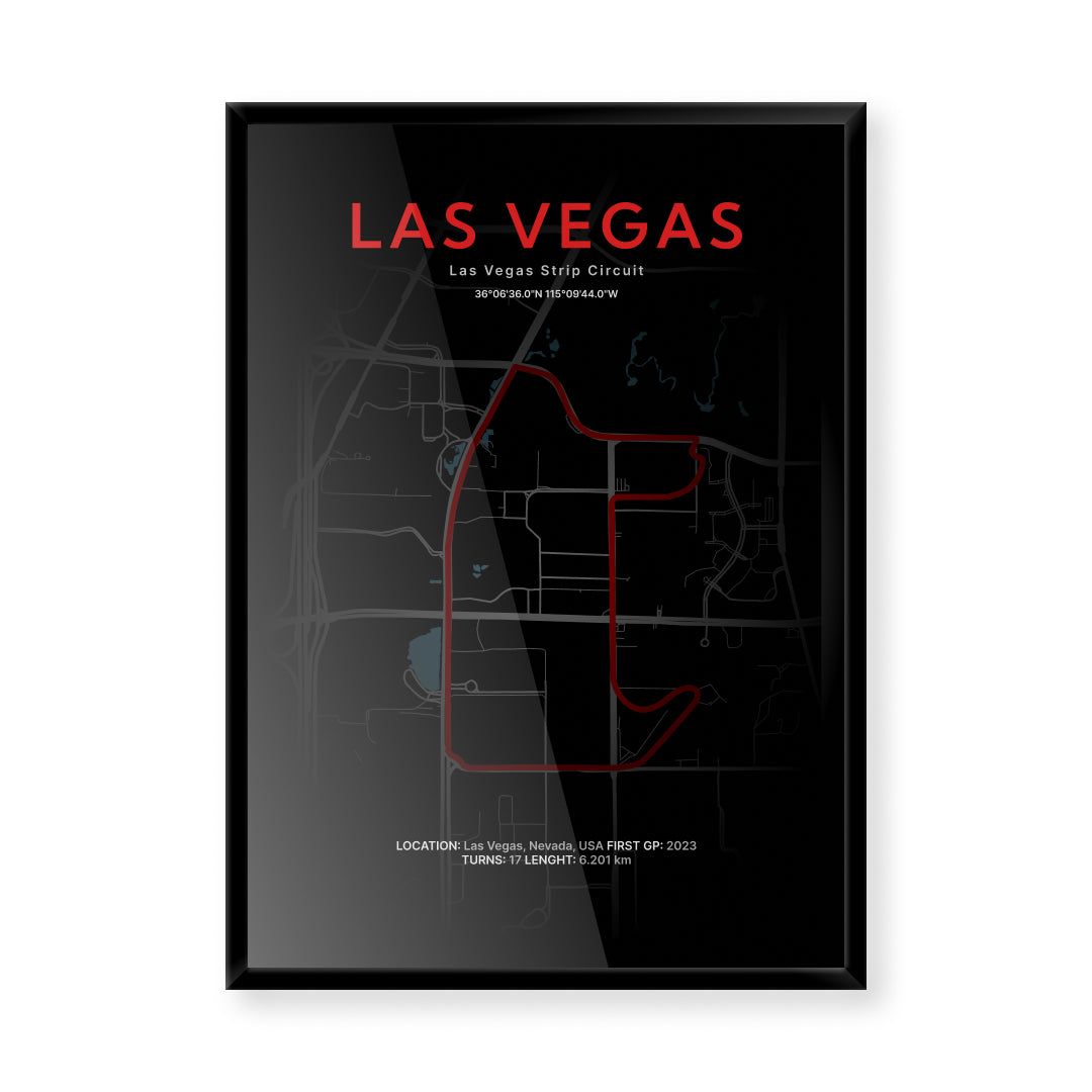 3D Mapa okruhu VC Las Vegas