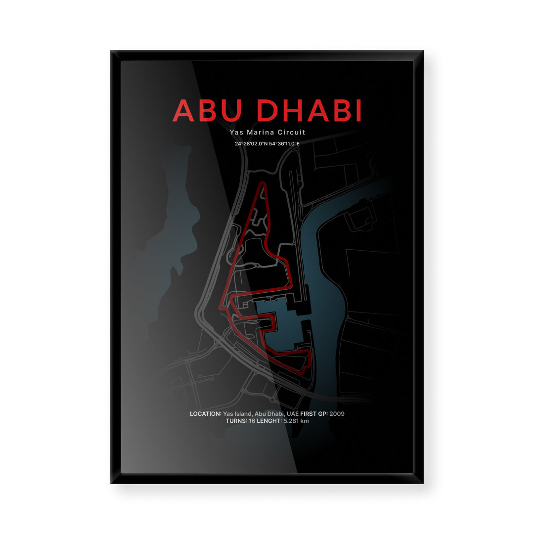 3D Mapa okruhu VC Abu Dhabi