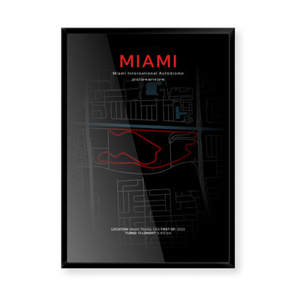 3D Mapa okruhu VC Miami